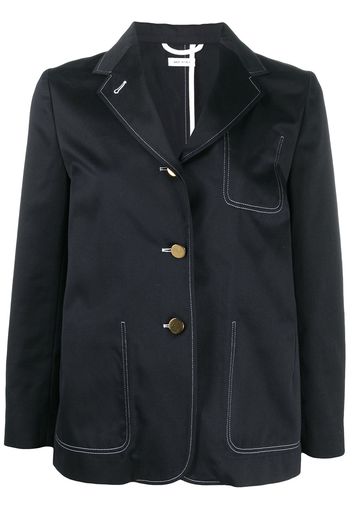 Thom Browne Einreihiger Blazer - Blau