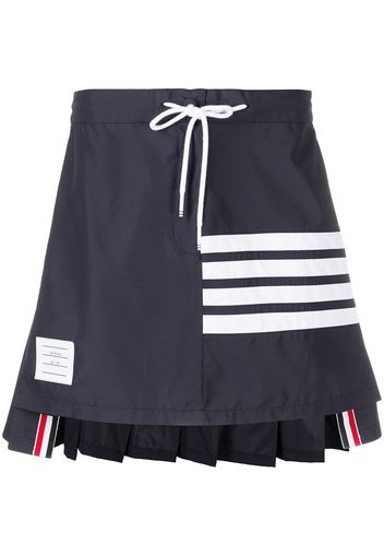 Thom Browne Minirock mit Falten - Blau