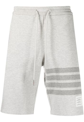 Thom Browne Joggingshorts mit Streifen - Grau