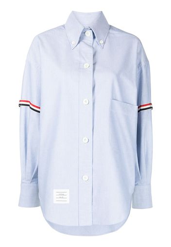 Thom Browne Oversized-Hemd - Blau