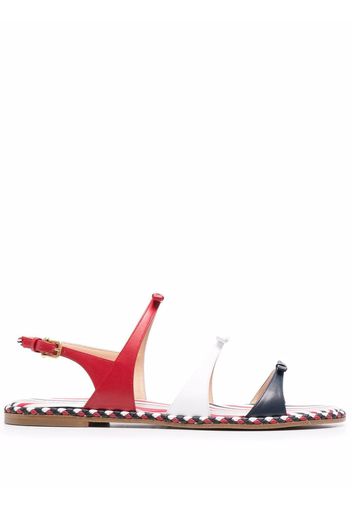 Thom Browne Slingback-Sandalen - Mehrfarbig