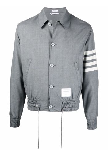 Thom Browne Bomberjacke mit Streifen - Grau