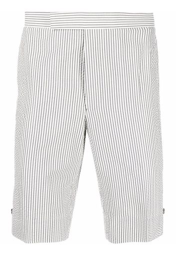 Thom Browne Gestreifte Shorts - Grau