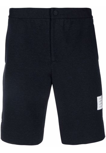 Thom Browne Seersucker-Shorts - Blau