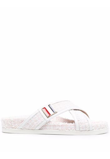 Thom Browne Sandalen aus Tweed - Rosa