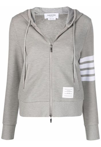 Thom Browne Hoodie mit Streifen - 055 LT GREY