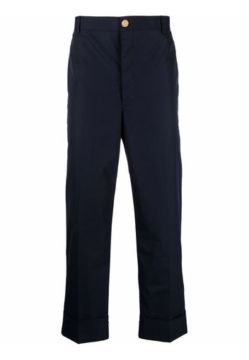 Thom Browne Hose mit RWB-Streifen - Blau