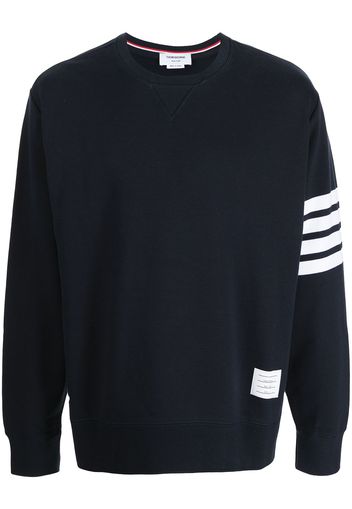 Thom Browne Sweatshirt mit Streifen - Blau