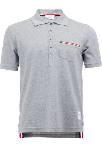 Thom Browne classic polo shirt - 055 LIGHT GREY