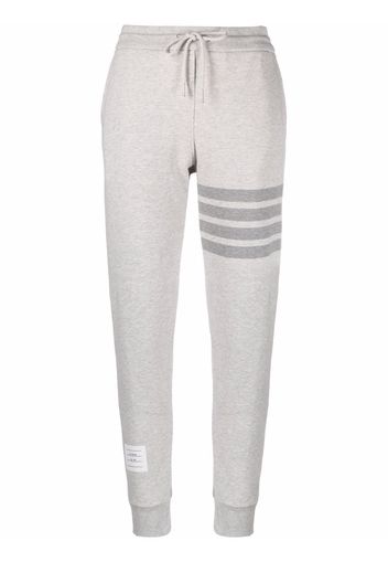 Thom Browne signature 4-Bar Stripe track pants - Grau