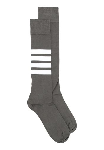 Thom Browne Socken mit Streifen - Grau