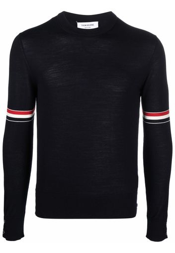 Thom Browne RWB knitted jumper - Blau