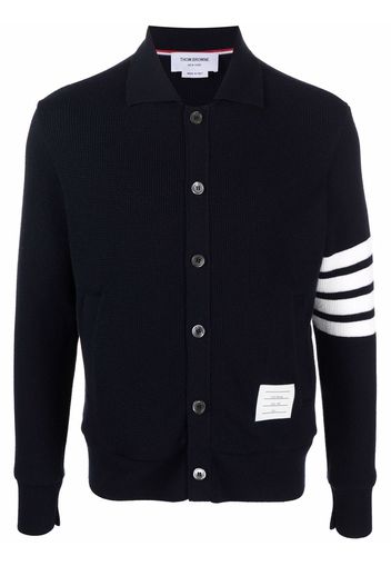 Thom Browne Kaschmircardigan mit Streifen - Blau