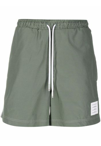 Thom Browne Joggingshorts mit Ripsband - Grün