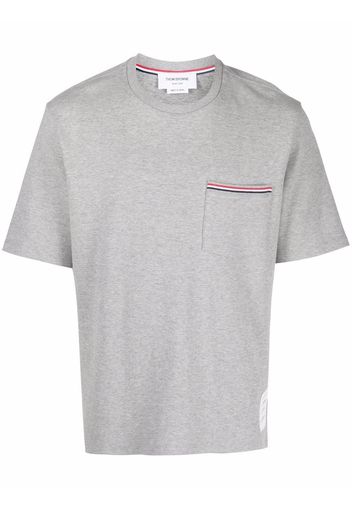 Thom Browne patch-pocket T-shirt - Grau