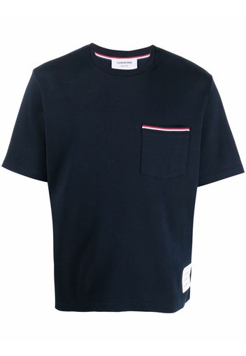 Thom Browne Klassisches T-Shirt - Blau