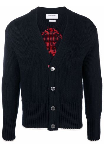 Thom Browne Cardigan mit Hummer - Blau