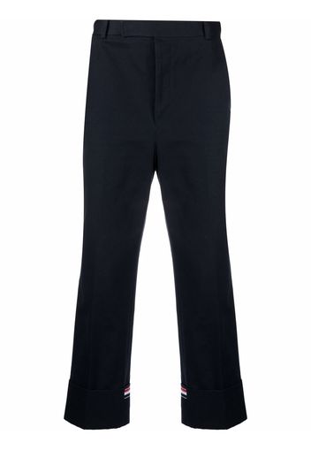 Thom Browne Hose mit Streifen - Blau