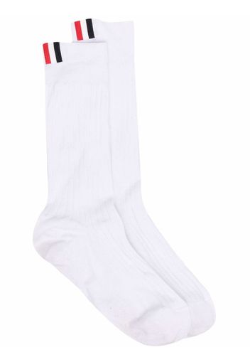 Thom Browne RWB stripe socks - Weiß