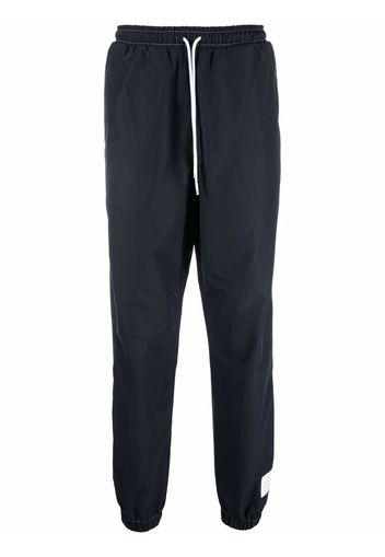 Thom Browne name-tag track pants - 415 NAVY