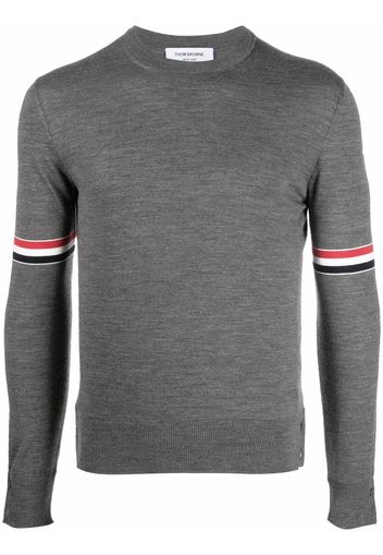 Thom Browne RWB-stripe jumper - Grau