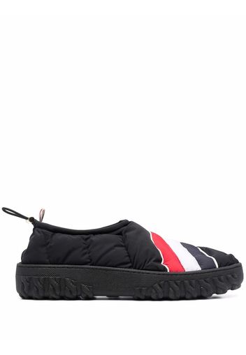 Thom Browne RWB-stripe quilted shoes - Schwarz