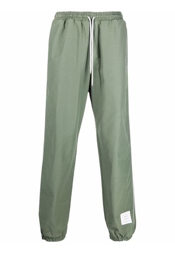 Thom Browne logo-patch track pants - Grün