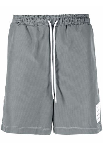 Thom Browne Joggingshorts mit Kordelzug - Grau