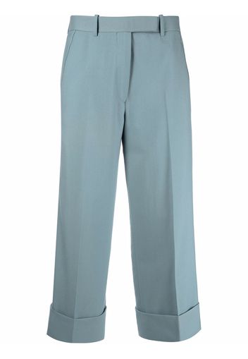 Thom Browne Cropped-Hose - Blau