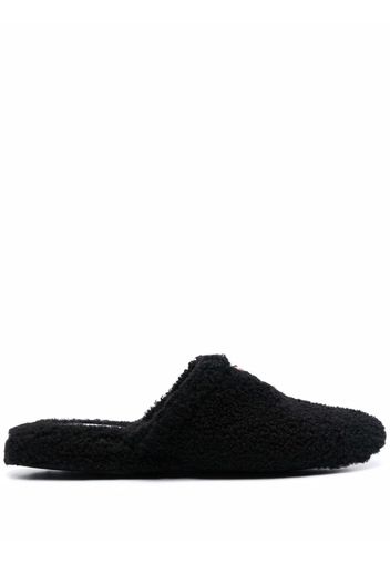 Thom Browne Slipper mit RWB-Lasche - Schwarz