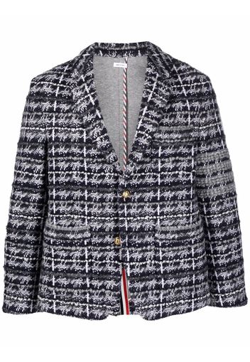 Thom Browne Einreihiges Tweed-Sakko - Grau