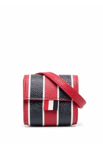 Thom Browne Mini-Tasche mit Längsstreifen - Rot