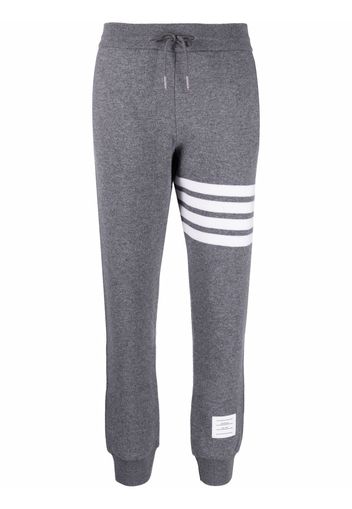 Thom Browne 4-Bar stripe track pants - Grau