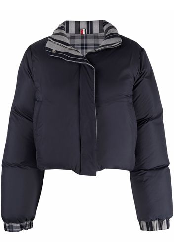 Thom Browne Wendbare Daunenjacke - Blau