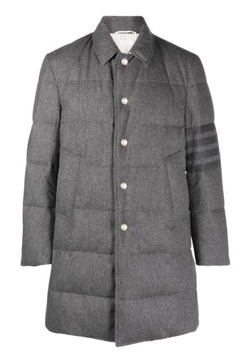 Thom Browne 4-Bar padded coat - Grau