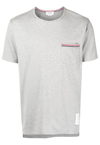 Thom Browne pocket cotton T-Shirt - Grau