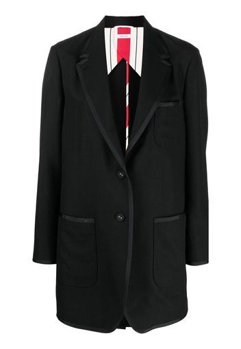 Thom Browne Langer Blazer - Schwarz