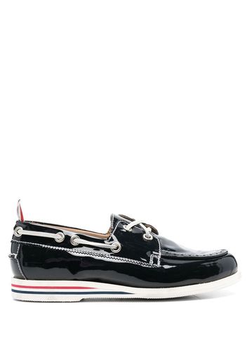 Thom Browne Schuhe aus Lackleder - Blau