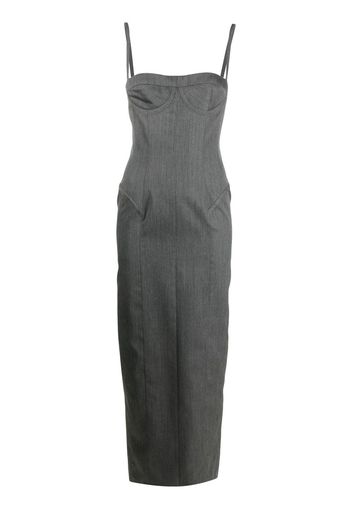 Thom Browne Schmales Kleid - Grau