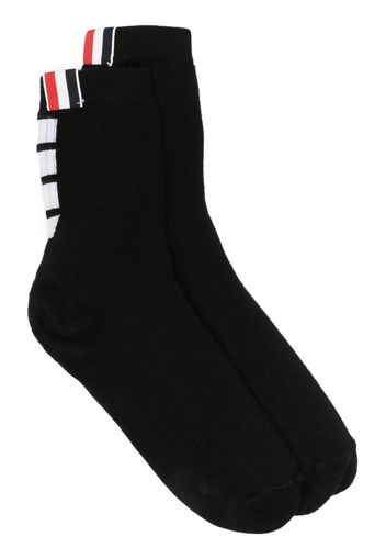 Thom Browne Socken mit Streifen - Schwarz