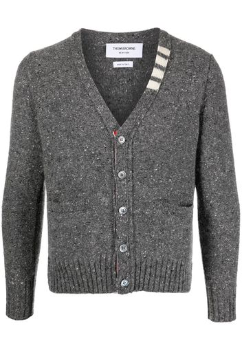 Thom Browne Melierter Cardigan - Grau