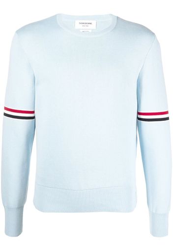 Thom Browne Pullover mit Streifendetail - Blau