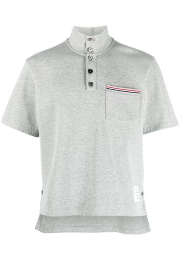 Thom Browne short-sleeve polo shirt - Grau