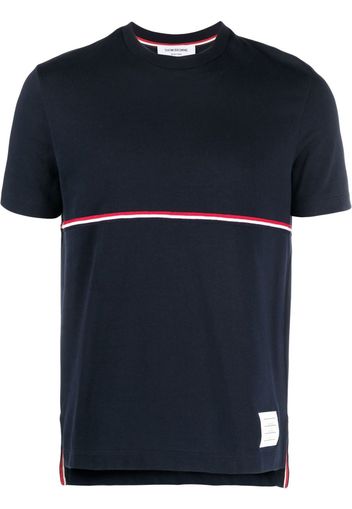 Thom Browne RWB stripe T-shirt - Blau