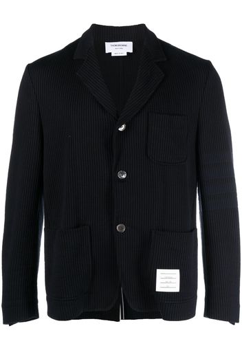 Thom Browne 4-Bar seersucker blazer - Blau