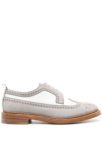 Thom Browne longwing spectator brogues - Grau