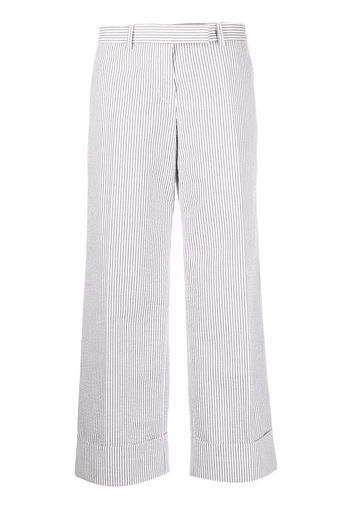 Thom Browne low-rise striped trousers - Grau