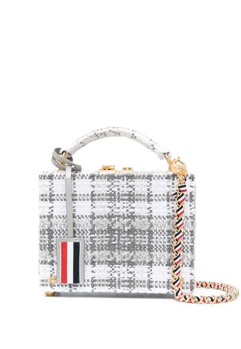 Thom Browne Tweed-Tasche - Grau