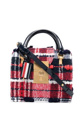 Thom Browne Mini Mrs. Thom Madras Handtasche - Rot