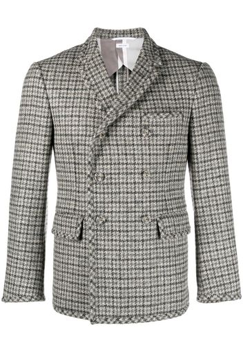 Thom Browne houndstooth double-breasted blazer - Grau